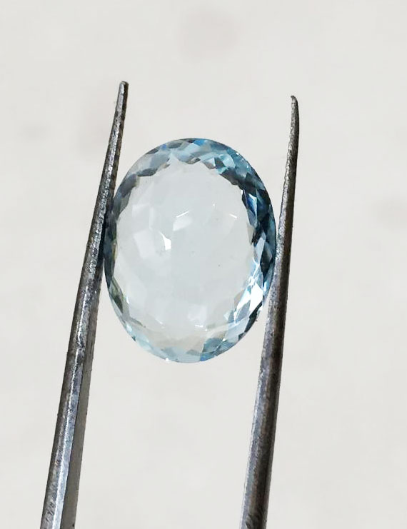 7.23 Ratti (6.51 ct) Natural Blue Topaz
